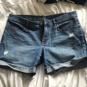 LOFT denim shorts